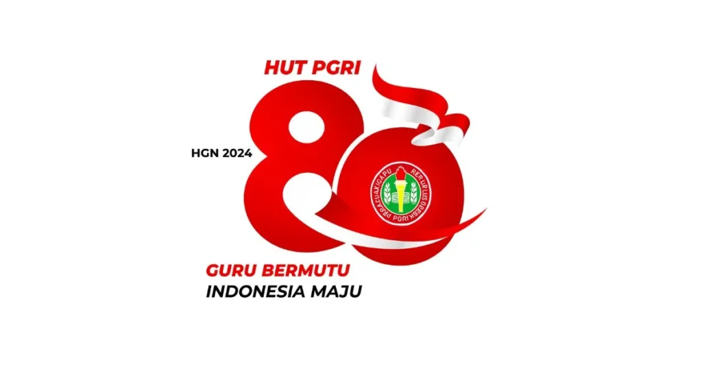 Logo HUT PGRI 2025 Ke-80 PNG dan Link Downloadnya
