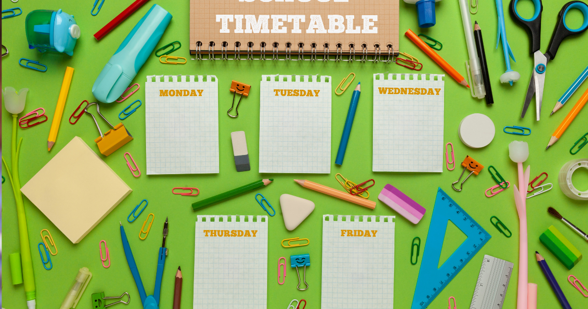 cara bikin jadwal pelajaran