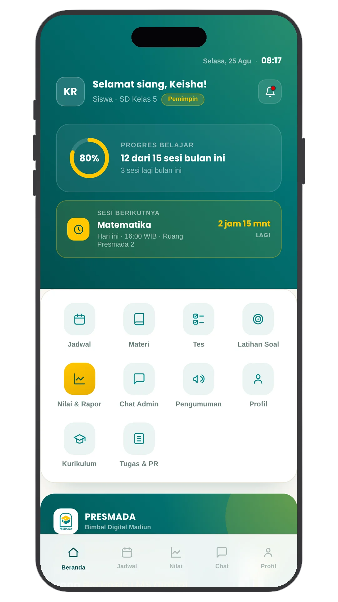 bimbel di madiun, presmada